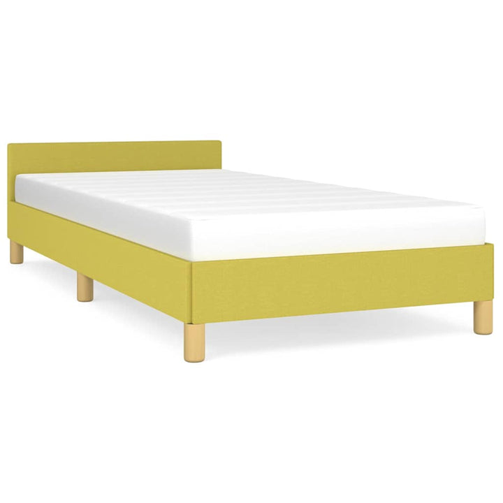 Sengeramme uden madras Grøn 100x200 cm Stof