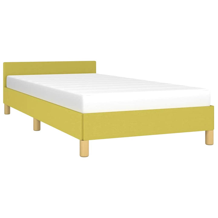 Sengeramme uden madras Grøn 100x200 cm Stof