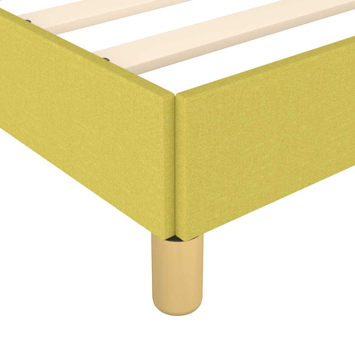 Sengeramme uden madras Grøn 100x200 cm Stof