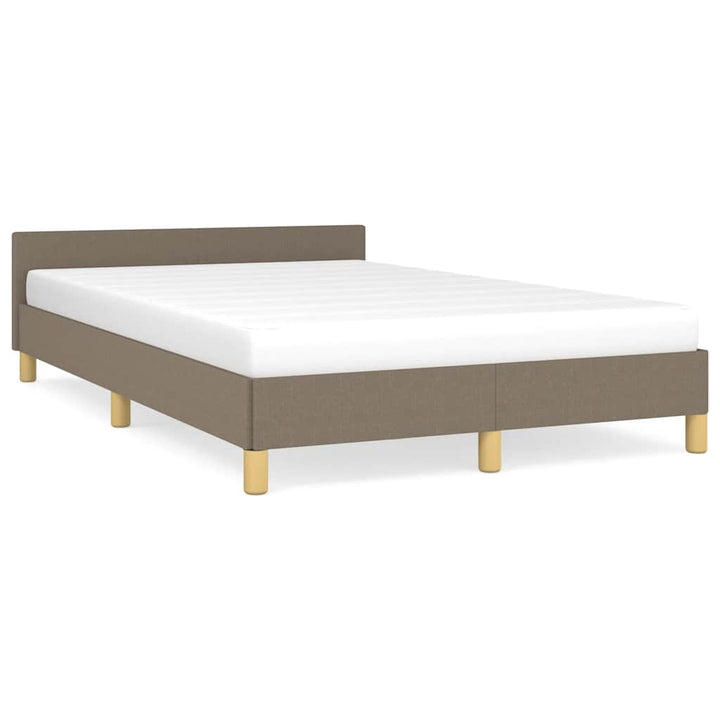 Sengeramme uden madras Taupe 120x200 cm Stof