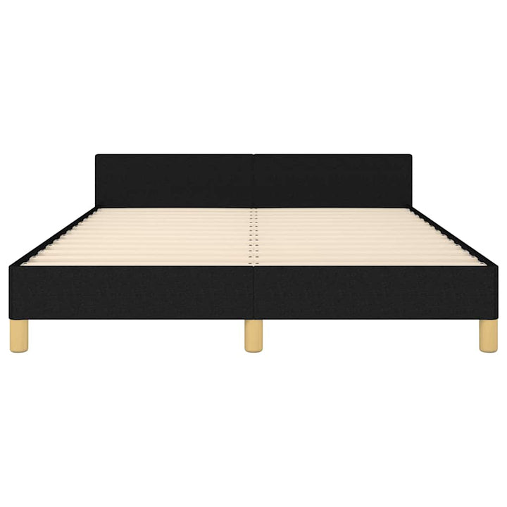 sengeramme uden madras 140x200 cm stof sort