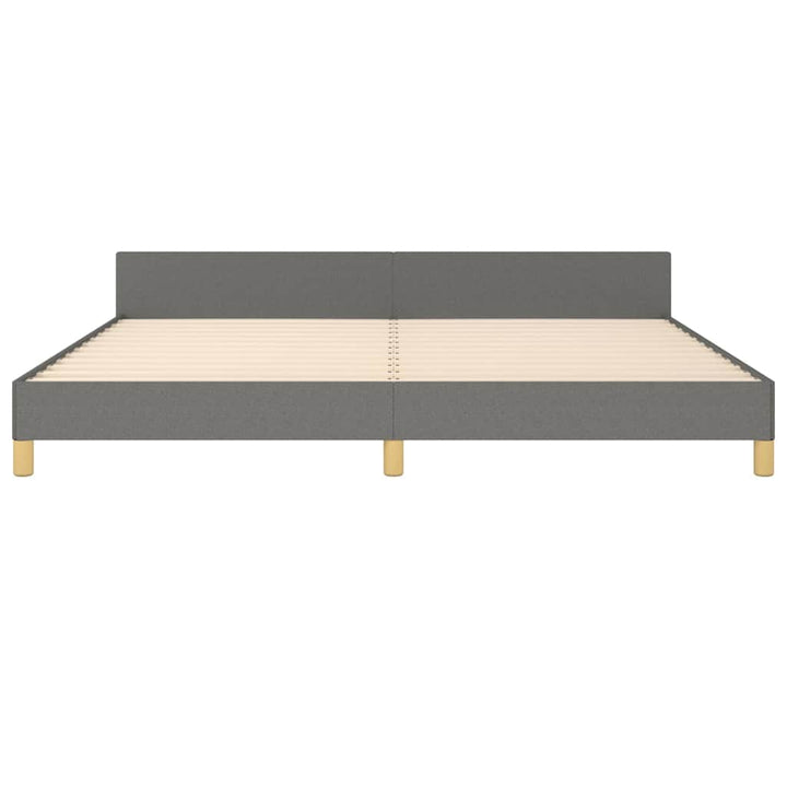 sengeramme uden madras 200x200 cm stof mørkegrå
