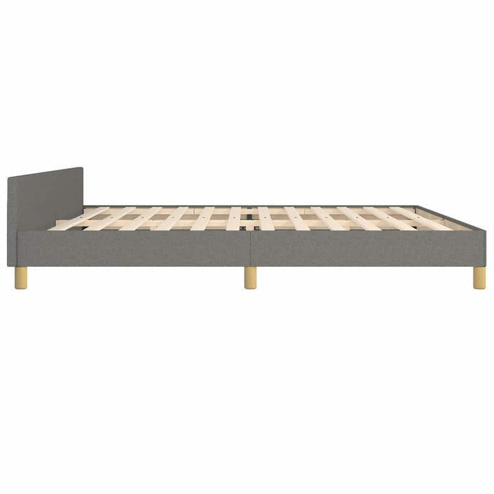 sengeramme uden madras 200x200 cm stof mørkegrå