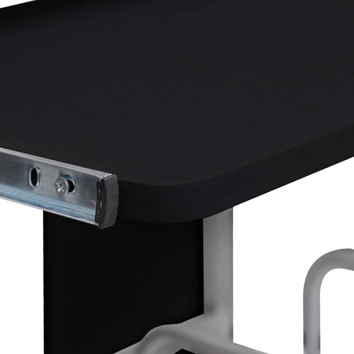 computerbord 110x52x88,5 cm konstrueret træ sort