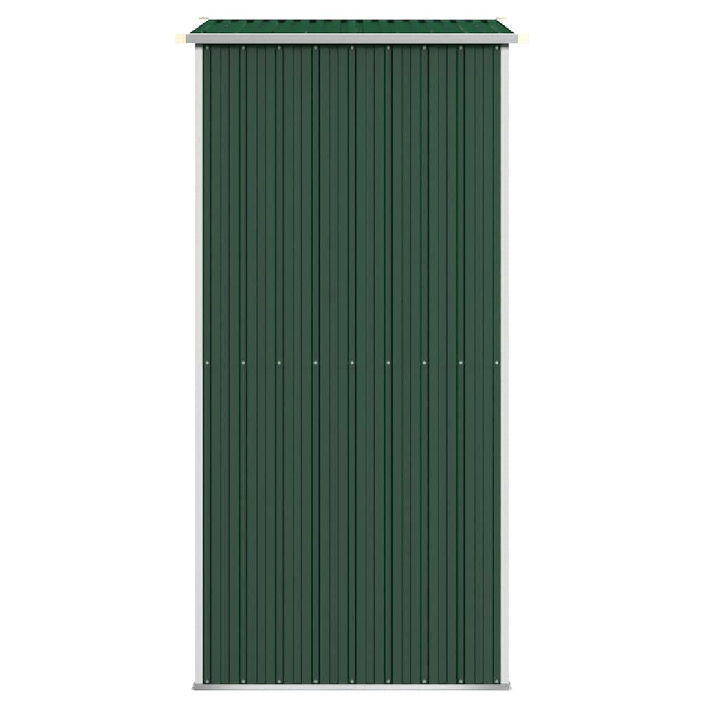 haveskur 192x108x223 cm galvaniseret stål grøn