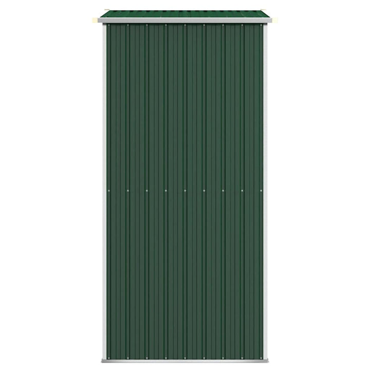 haveskur 192x108x223 cm galvaniseret stål grøn