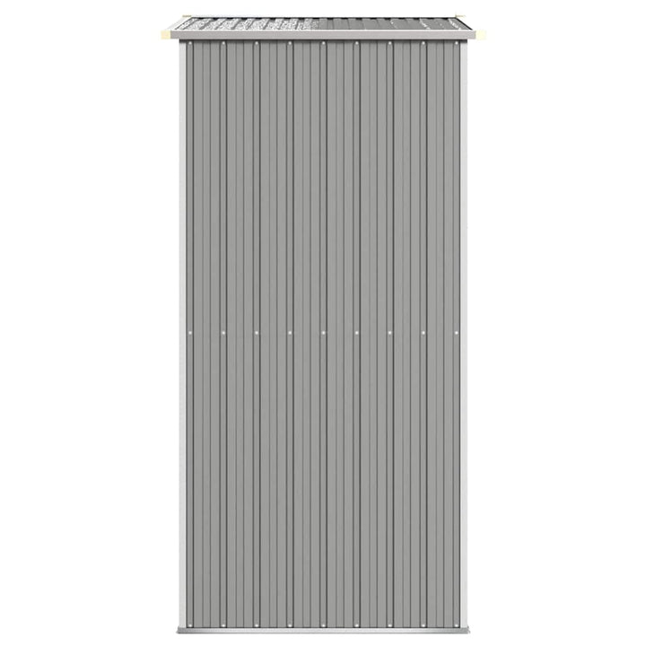 haveskur 192x108x223 cm galvaniseret stål lysegrå