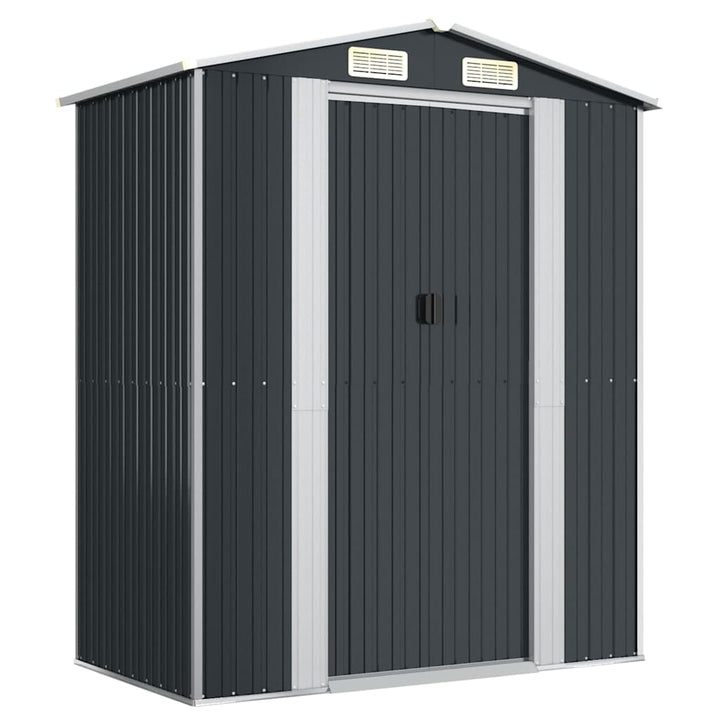 haveskur 192x108x223 cm galvaniseret stål antracitgrå