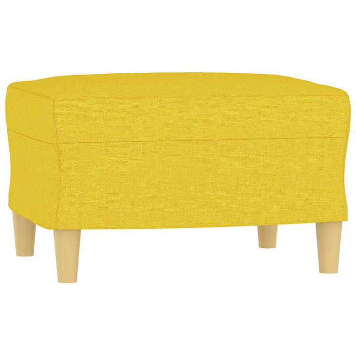 fodskammel 60x50x41 cm stof gul
