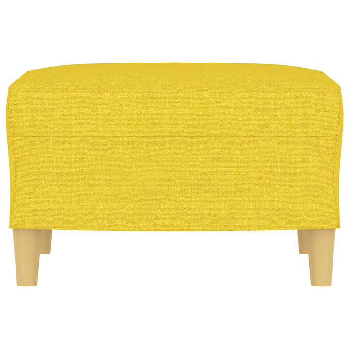 fodskammel 60x50x41 cm stof gul