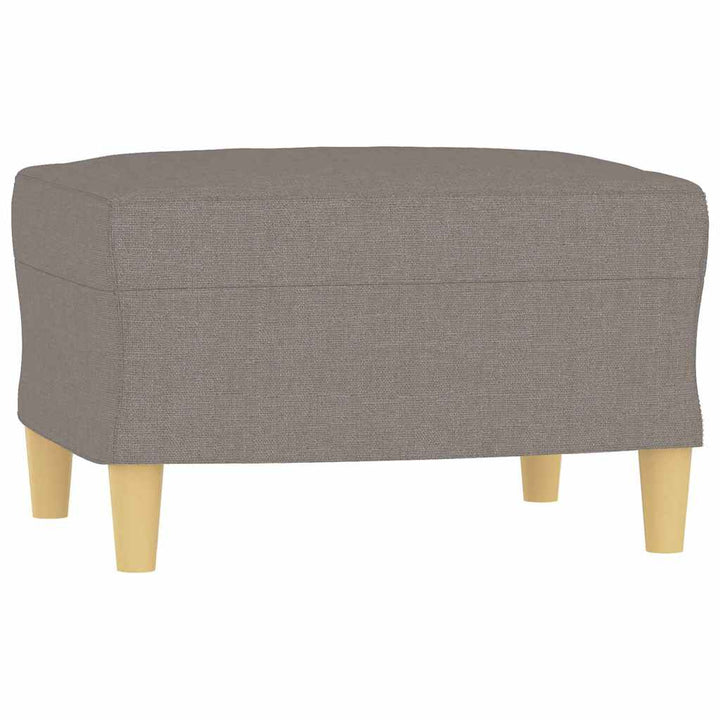 fodskammel 60x50x41 cm stof gråbrun