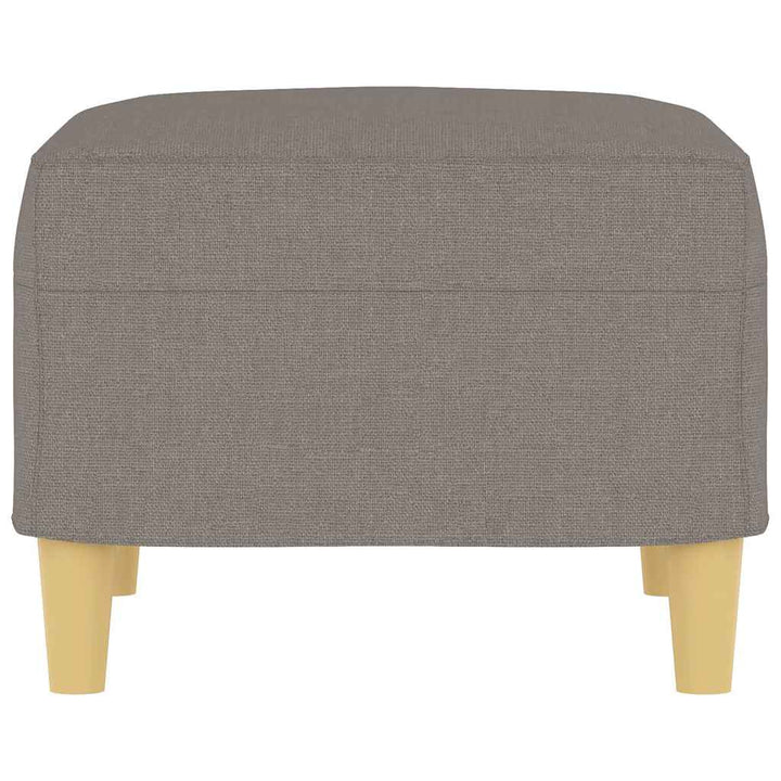 fodskammel 60x50x41 cm stof gråbrun