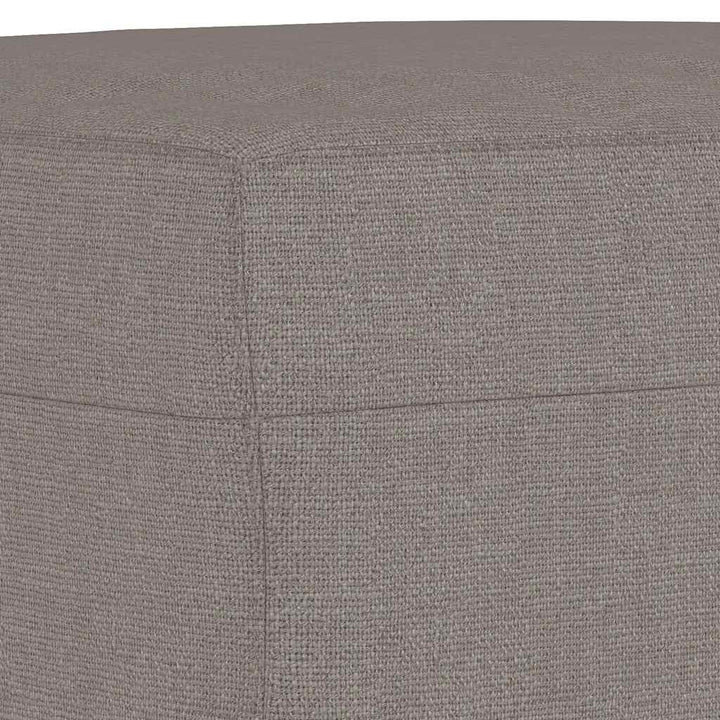 fodskammel 60x50x41 cm stof gråbrun