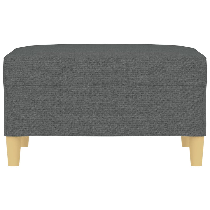 fodskammel 70x55x41 cm stof mørkegrå