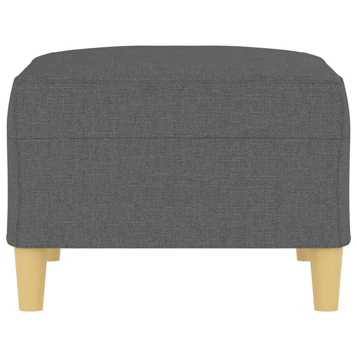 fodskammel 70x55x41 cm stof mørkegrå