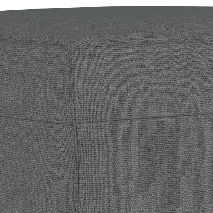 fodskammel 70x55x41 cm stof mørkegrå