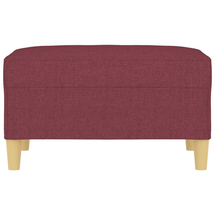 fodskammel 70x55x41 cm stof vinrød