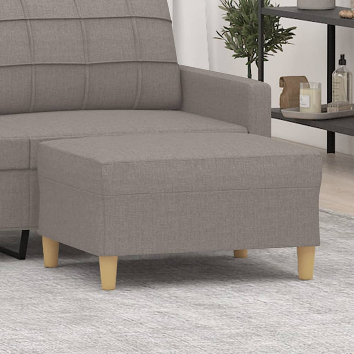 fodskammel 70x55x41 cm stof gråbrun