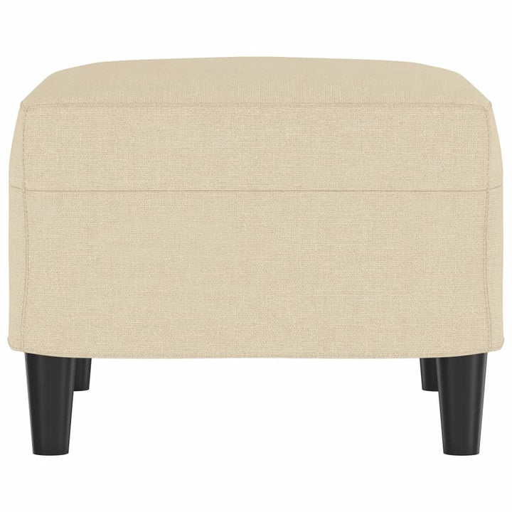 fodskammel 60x50x41 cm stof cremefarvet