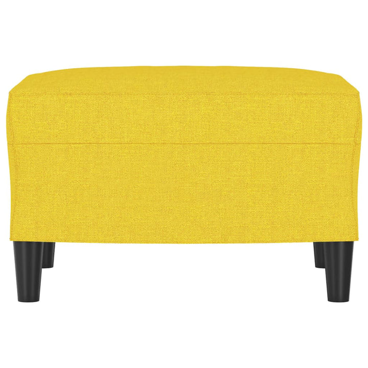 fodskammel 60x50x41 cm stof gul