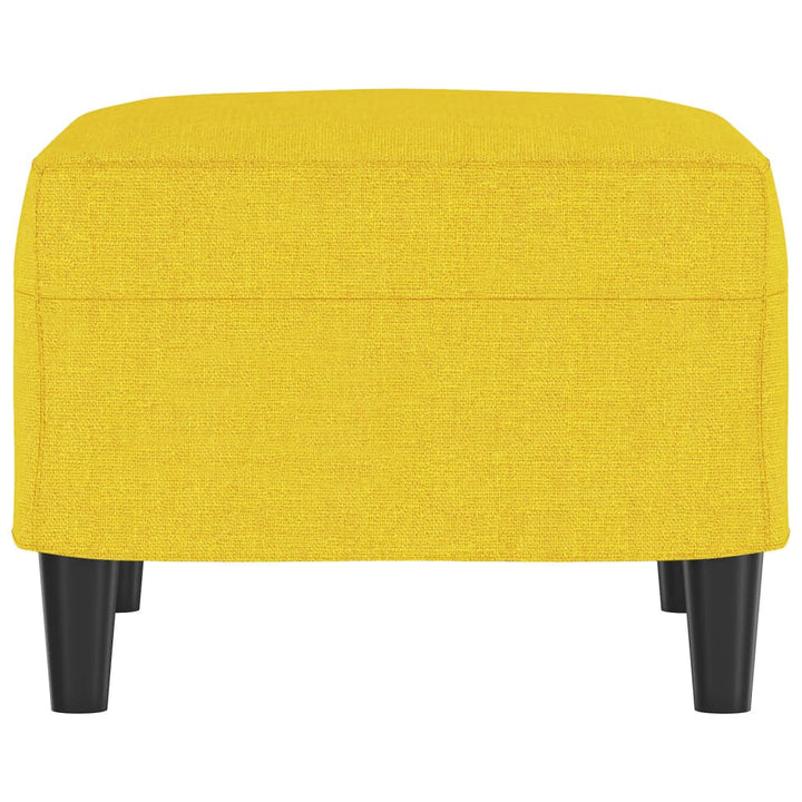 fodskammel 60x50x41 cm stof gul