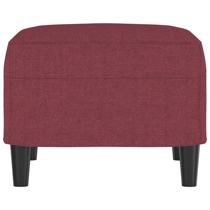 fodskammel 60x50x41 cm stof vinrød