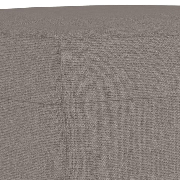 fodskammel 60x50x41 cm stof gråbrun