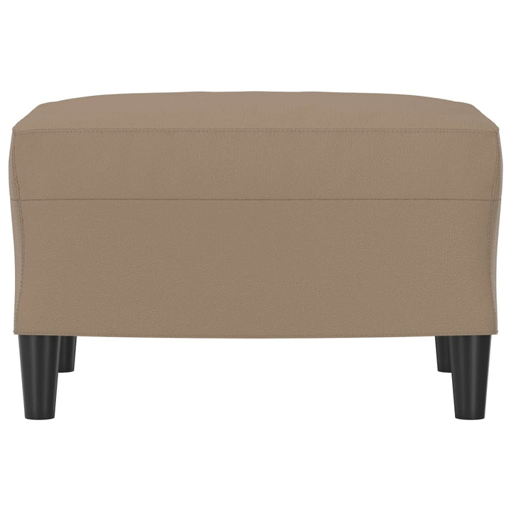 fodskammel 60x50x41 cm kunstlæder cappuccino