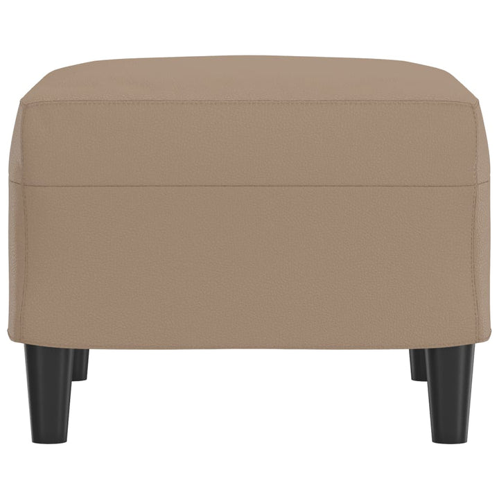 fodskammel 60x50x41 cm kunstlæder cappuccino