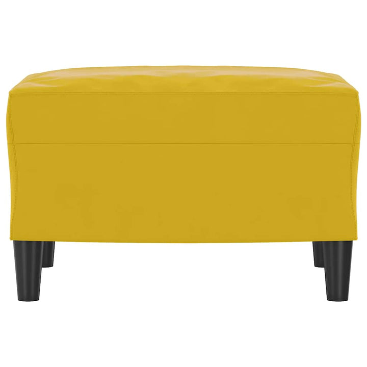 fodskammel 60x50x41 cm velour gul