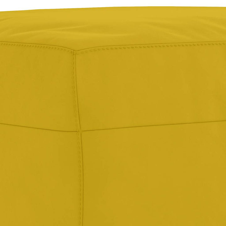 fodskammel 60x50x41 cm velour gul