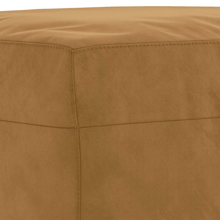 fodskammel 60x50x41 cm velour brun