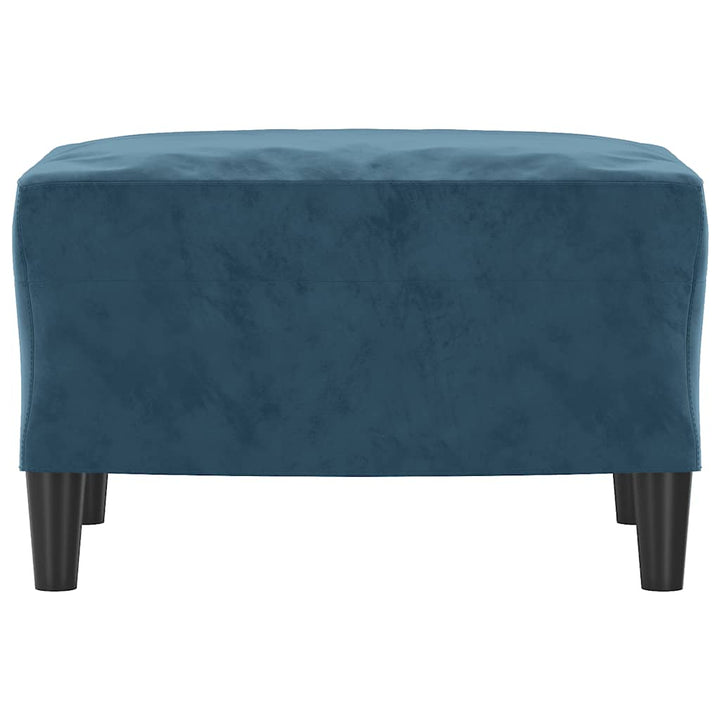 fodskammel 60x50x41 cm velour blå