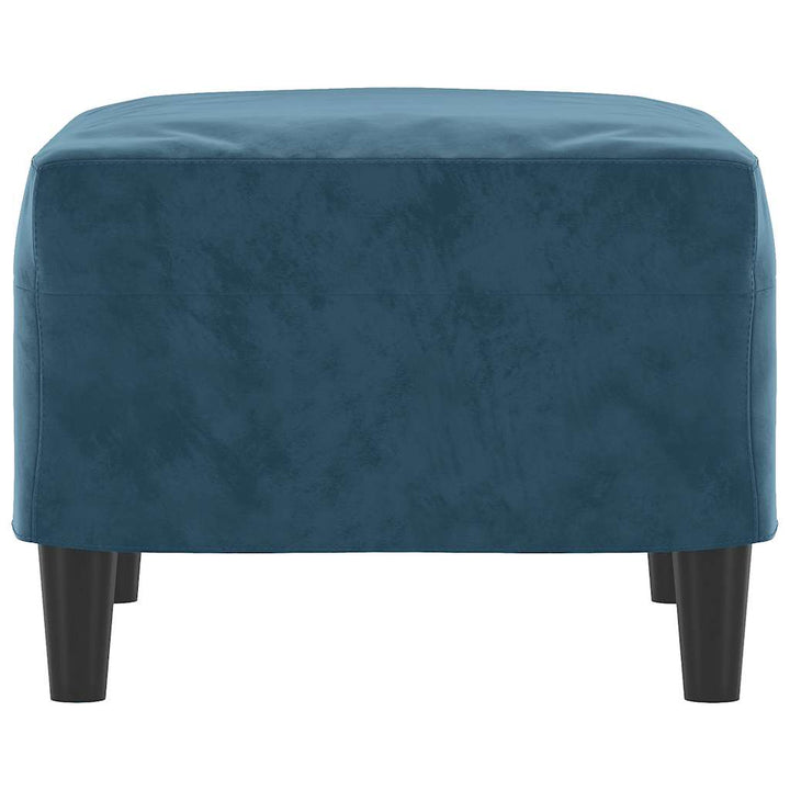 fodskammel 60x50x41 cm velour blå