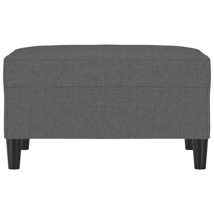 fodskammel 70x55x41 cm stof mørkegrå