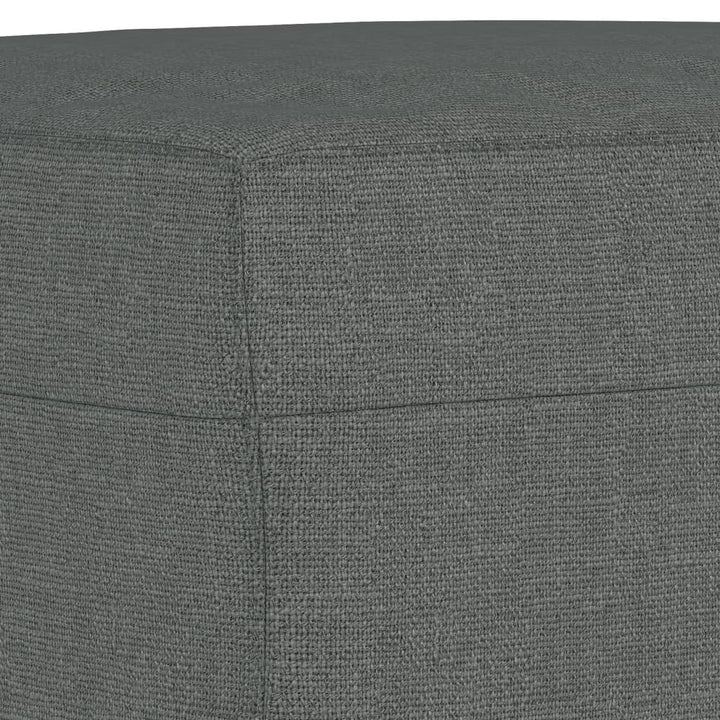 fodskammel 70x55x41 cm stof mørkegrå