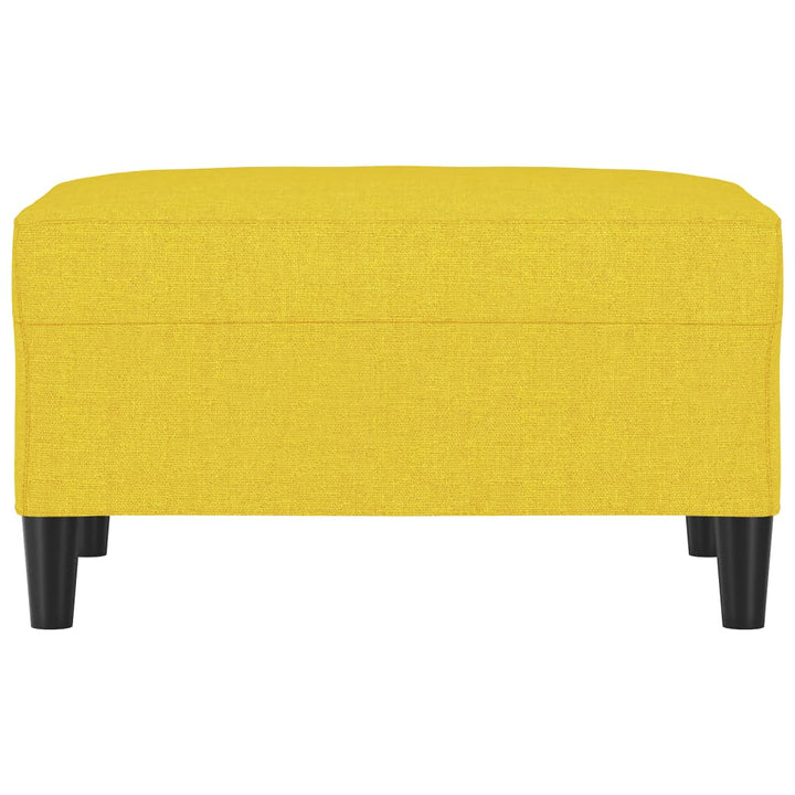 fodskammel 70x55x41 cm stof lysegul