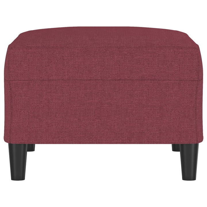 fodskammel 70x55x41 cm stof vinrød