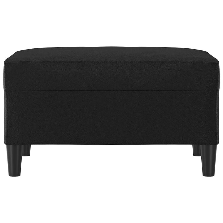 fodskammel 70x55x41 cm kunstlæder sort