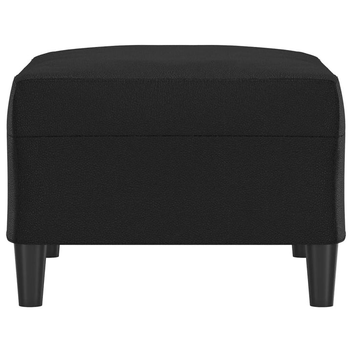 fodskammel 70x55x41 cm kunstlæder sort