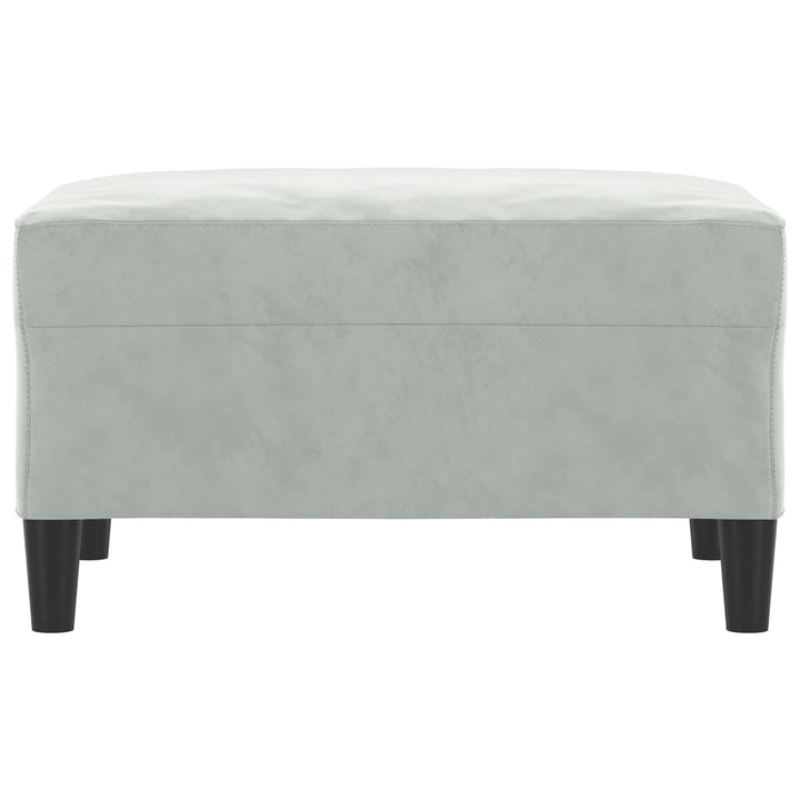 fodskammel 70x55x41 cm velour grå