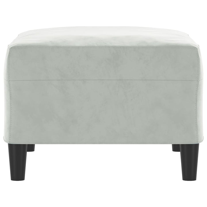 fodskammel 70x55x41 cm velour grå