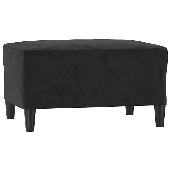 fodskammel 70x55x41 cm velour sort