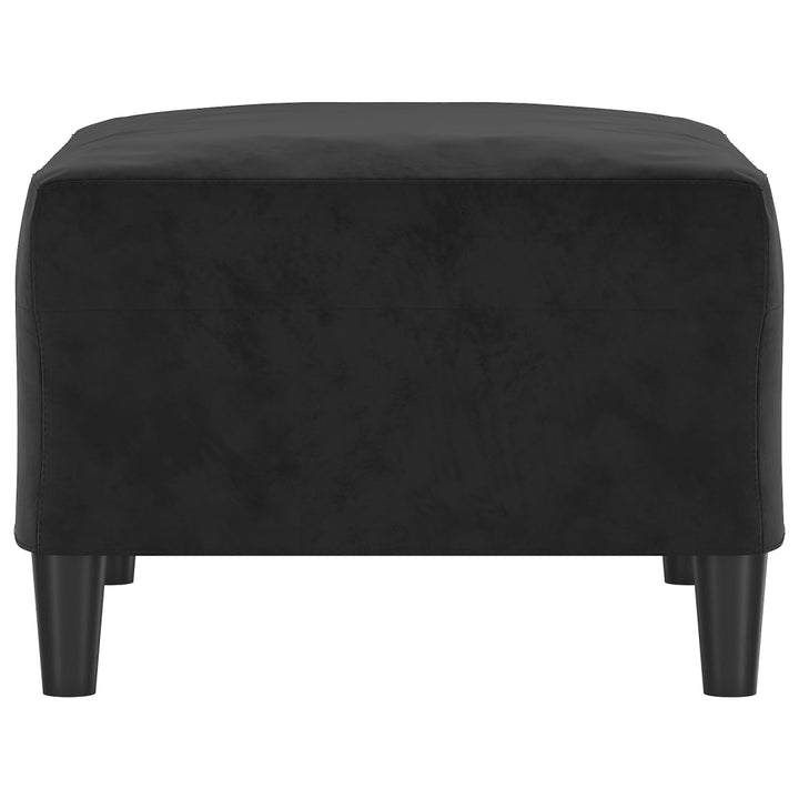 fodskammel 70x55x41 cm velour sort