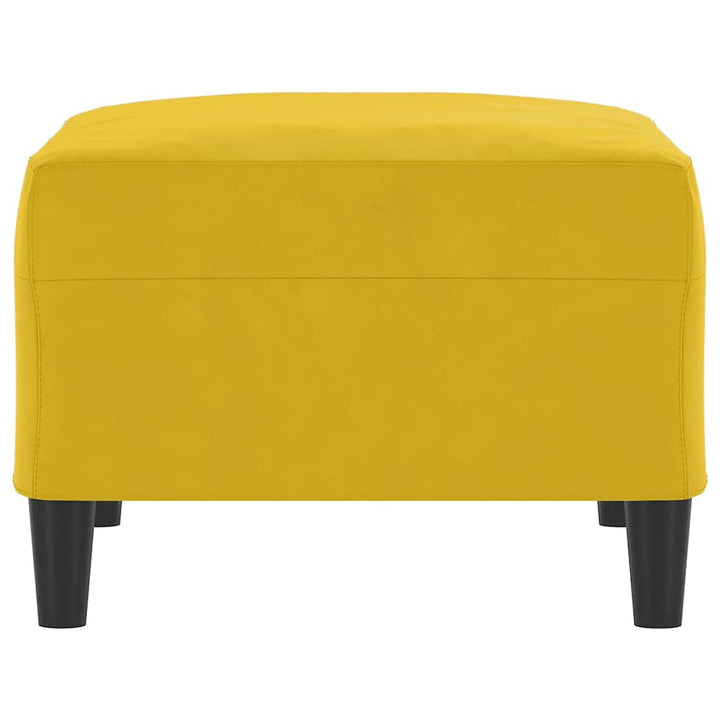fodskammel 70x55x41 cm velour gul