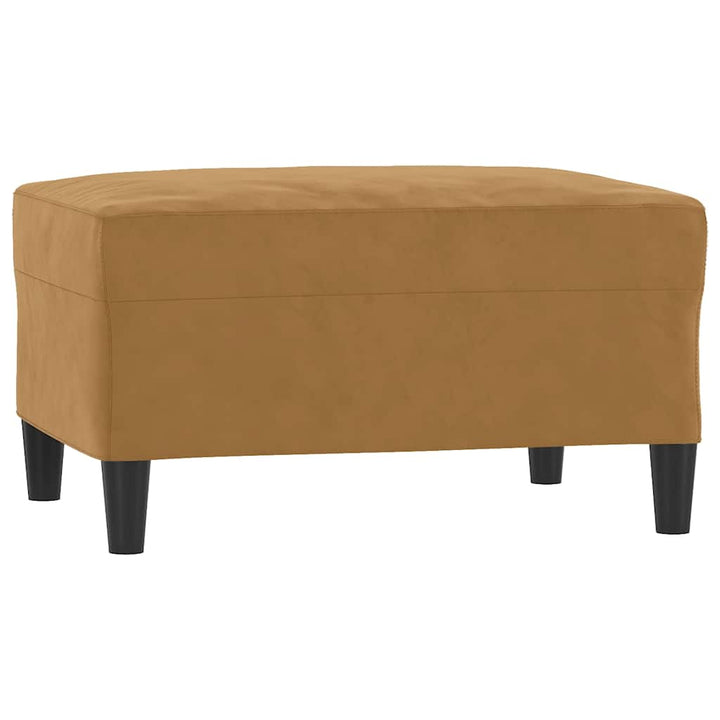fodskammel 70x55x41 cm velour brun