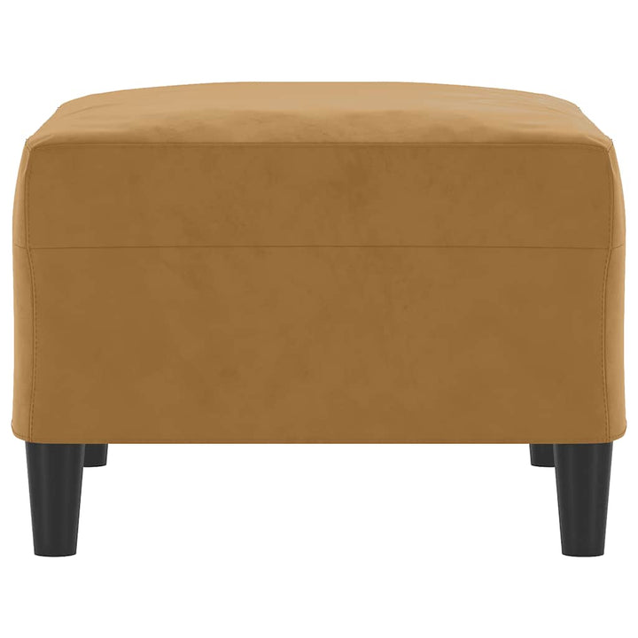 fodskammel 70x55x41 cm velour brun