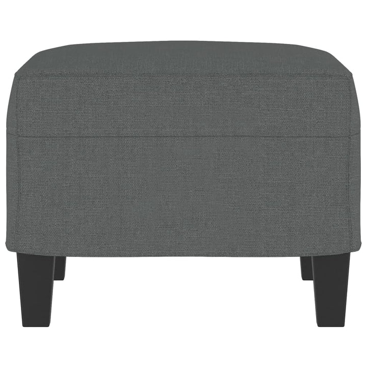 fodskammel 60x50x41 cm stof Mørkegrå