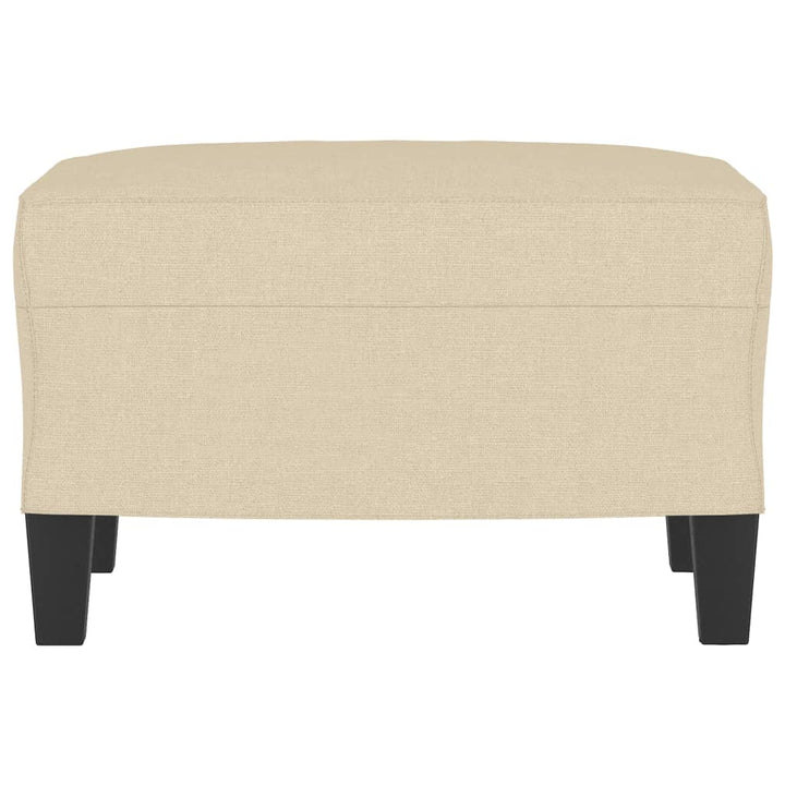 fodskammel 60x50x41 cm stof cremefarvet