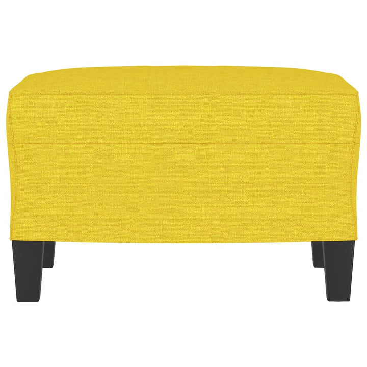 fodskammel 60x50x41 cm stof gul